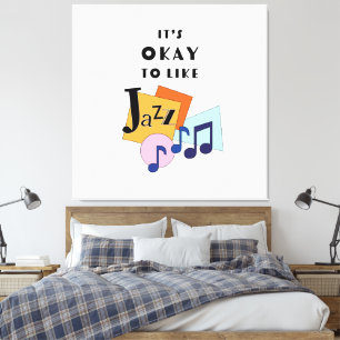 Jazz V.2を好きになってもいい キャンバスプリント