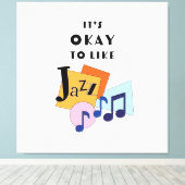 Jazz V.2を好きになってもいい キャンバスプリント (インサイチュ (ウッドフロア))