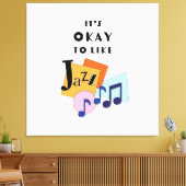 Jazz V.2を好きになってもいい キャンバスプリント (インサイチュ (リビング))
