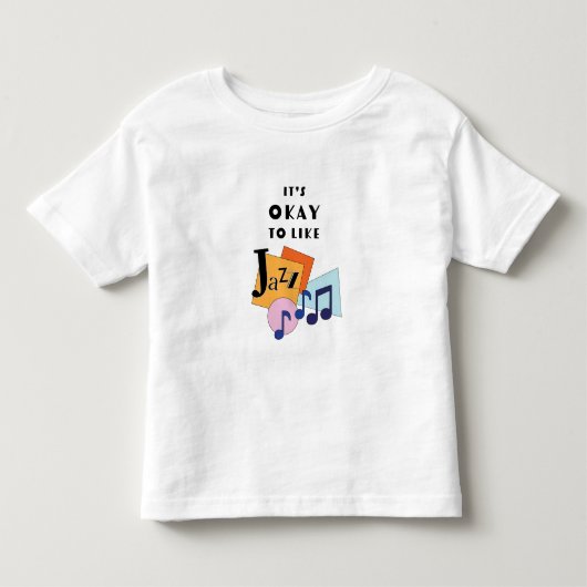 Jazz V.2を好きになってもいい トドラーTシャツ (正面)
