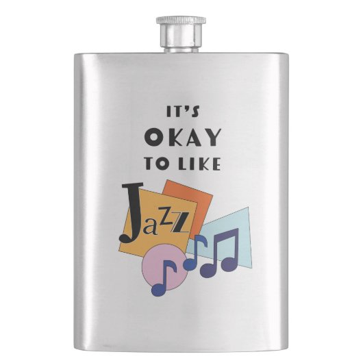 Jazz V.2を好きになってもいい フラスク (正面)