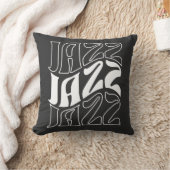 Jazz Wordmark Bold Outline クッション (ブランケット)