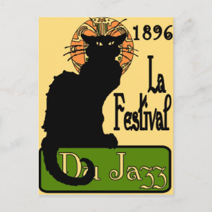 JazzFestチャットノワール1896 ポストカード