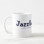 JazzLoverの特大のマグ コーヒーマグカップ (左)
