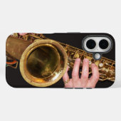 Jazzmanの遊金ゴールドサックス写真 Case-Mate iPhoneケース (裏面 (横))