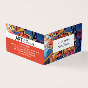 Jazzy Graffiti Art，アート先生，詳細 名刺