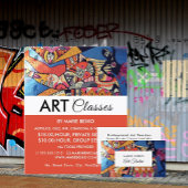 Jazzy Graffiti Art, Art 広告 Class's チラシ