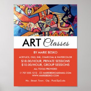 Jazzy Graffiti Art, Art 広告 Class's ポスター
