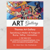 Jazzy Graffiti Art, Art Dealer, Gallery チラシ (正面)