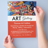 Jazzy Graffiti Art, Art Dealer, Gallery チラシ (手)