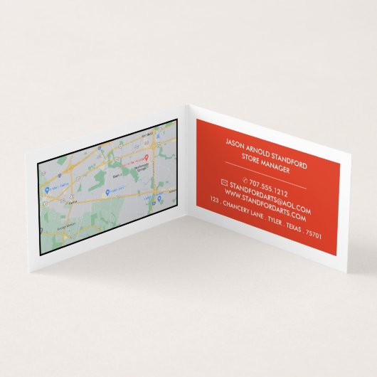 Jazzy Graffiti Art, Art Supplies Store，詳細 名刺 (内部)