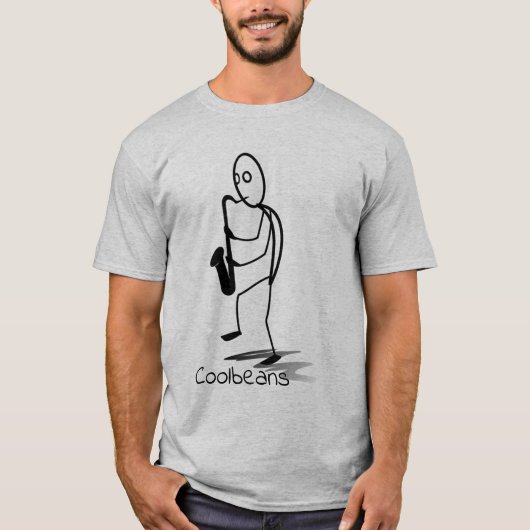 Jazzy Guy - Coolbeans Tシャツ (正面)