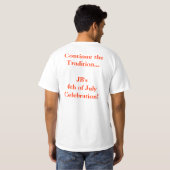 JBの記念のCookoutのTシャツ Tシャツ (裏面フル)