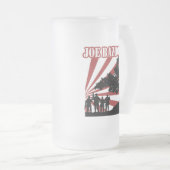 JBの霜の降りたなマグ フロストグラスビールジョッキ (正面右)