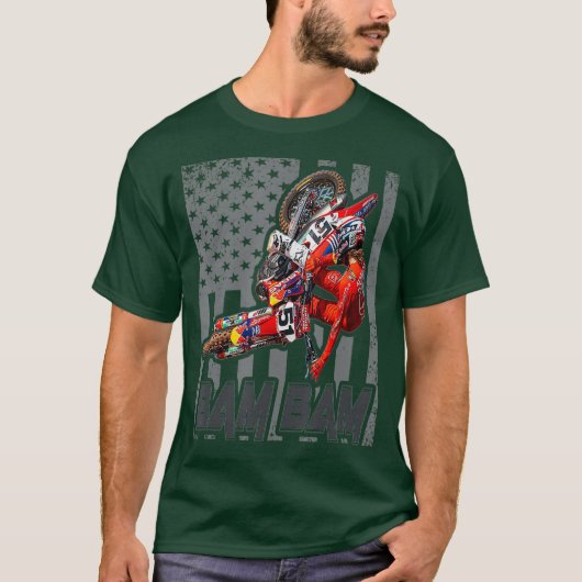 JB51 Supercross 2021 JB51 Motocross 2021 Tシャツ (正面)