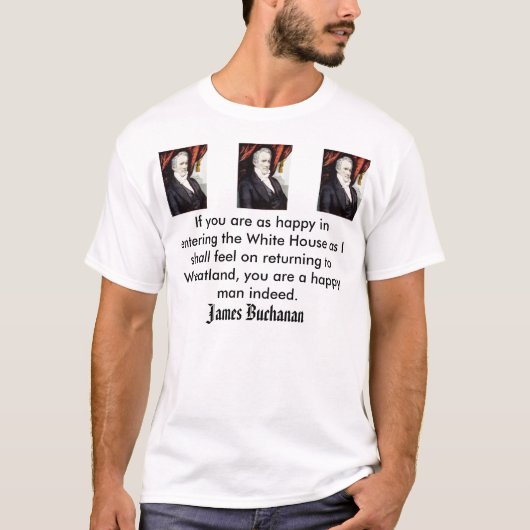 jb、ジェームズ・ブキャナン tシャツ (正面)