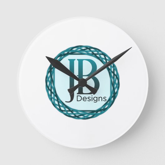 JB Designs オリジナル ラウンド壁時計 (正面)