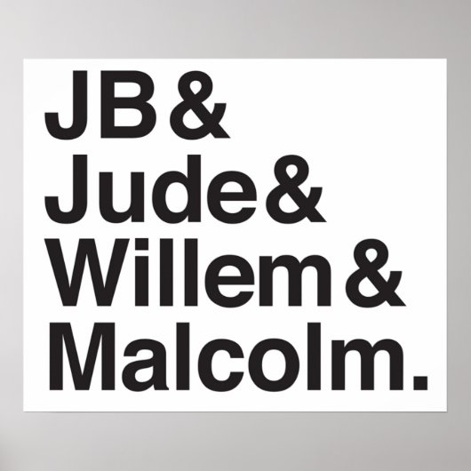 JB Jude Willem Malcolm ポスター (正面)