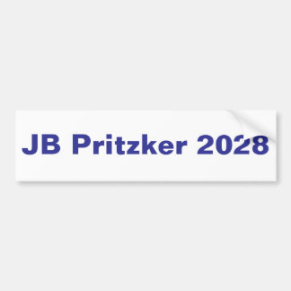 JB Pritzker 2028走、社長用 バンパーステッカー
