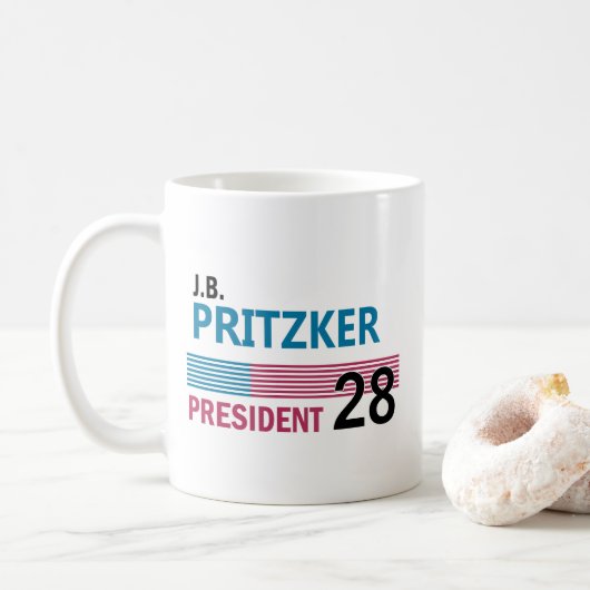 JB Pritzker 2028 コーヒーマグカップ (ドーナツ)