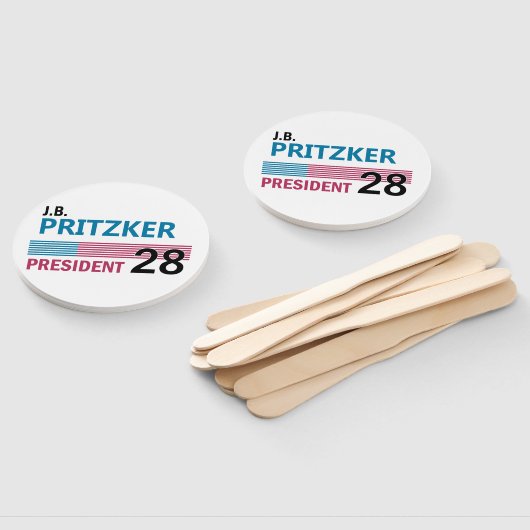 JB Pritzker 2028 ハンドファン (組立なし)