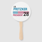 JB Pritzker 2028 ハンドファン (正面)