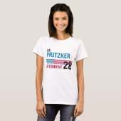 JB Pritzker 2028 Tシャツ (正面フル)