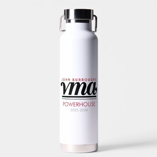 JBHS VMA Personalized Water Bottle with Year ウォーターボトル (正面)