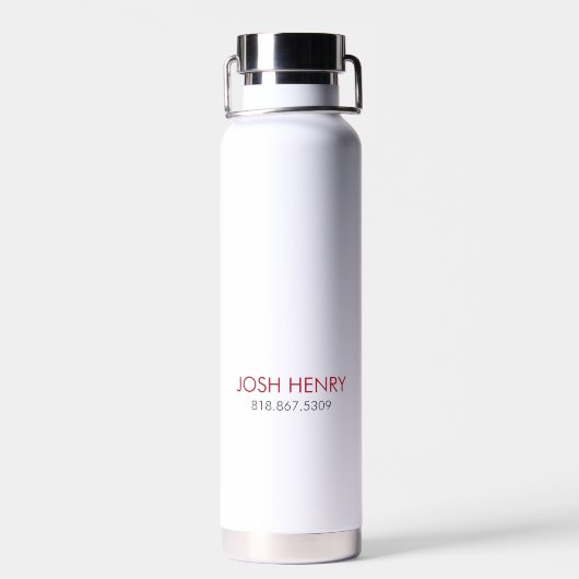JBHS VMA Personalized Water Bottle with Year ウォーターボトル (背面)