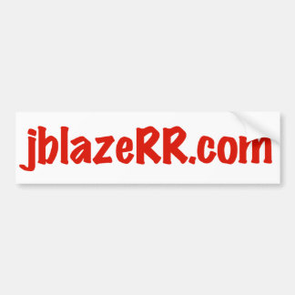 jblazeRR.comのバンパーステッカー バンパーステッカー