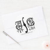 JCゴシックのロゴシール ラウンドシール (封筒)