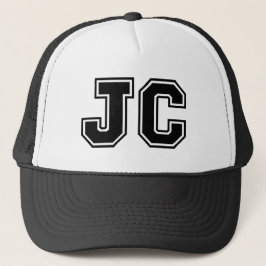 「JC」のモノグラム キャップ