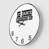 JC Dance Productions, Inc.時計 ラージ壁時計 (傾斜)