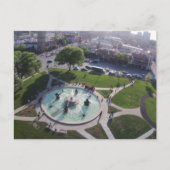 JC Nicholsの記念の噴水カンザスシティ ポストカード (正面)