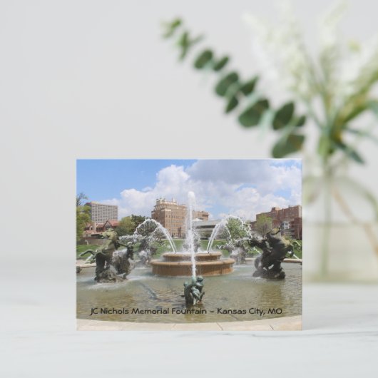 JC Nichols Memorial Fountain # 7 ポストカード (スタンド正面)