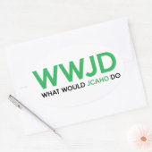 JCAHOは何をするのか? 楕円形シール (封筒)