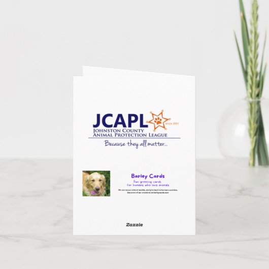 JCAPLサンタありがとう カード (裏面)