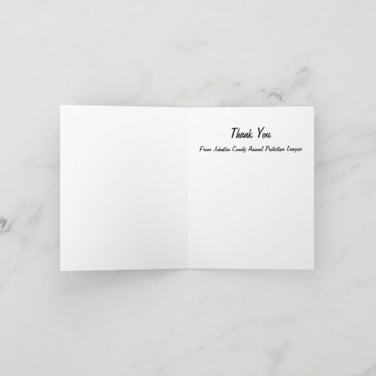 JCAPLサンタありがとう カード (内部)