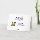 JCAPL Linusありがとう サンキューカード (裏面)