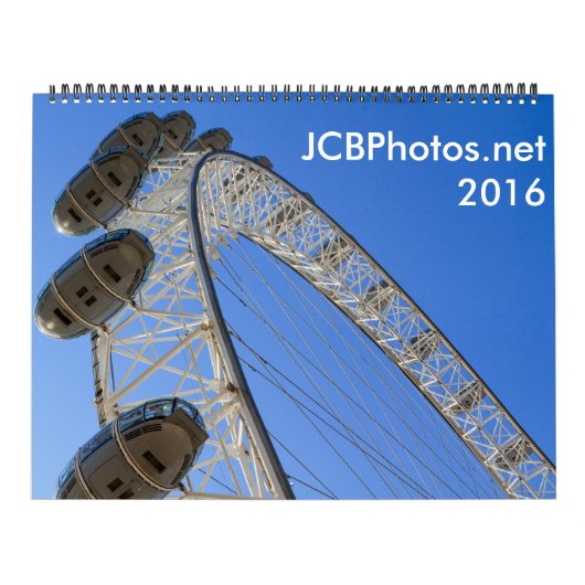 JCBPhotos.net 2016のカレンダー カレンダー (カバー)