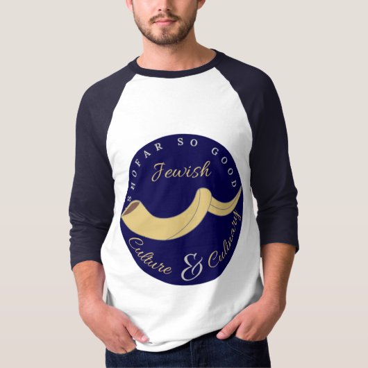 JCC NAVYメンズベースボールシャツ Tシャツ (正面)