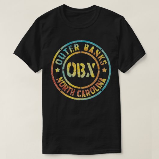JCombsアウターバンク(OBX)、NC(両面)プルオーバー Tシャツ (デザイン正面)