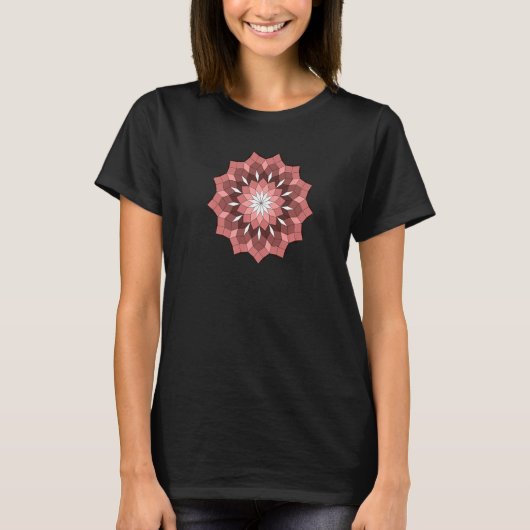 JCombs装飾的タイルパターン曼荼羅プレミアム_9 Tシャツ (正面)