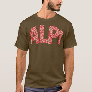 JCombs イタリアン Alps with Snow Tシャツ