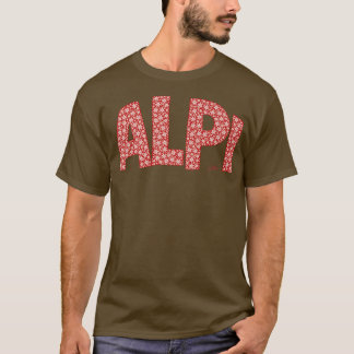 JCombs イタリアン Alps with Snow Tシャツ