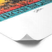 Jcombs_ヴァージン諸島サンヤシの木と_1 ポスター (角)