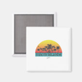 Jcombs_ヴァージン諸島サンヤシの木と_1 マグネット (正面/裏面)