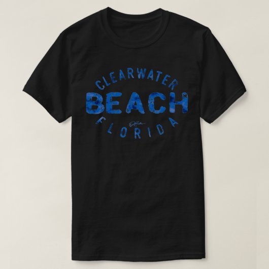 JCombs Clearwaterビーチ, FL Tシャツ (デザイン正面)