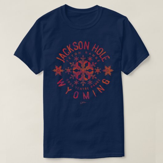 JCombs Jackson Hole, Wyoming, Snow Premium348 Tシャツ (デザイン正面)