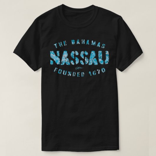 JCombs Nassau, Bahamas Tシャツ (デザイン正面)
